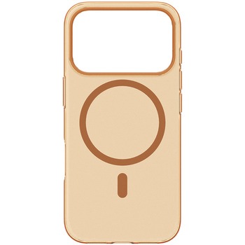 iPhone 17 Pro [Silky Armor] MagSafe対応 シルキータッチケース マットクリアオレンジ Simplism