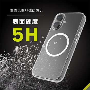 iPhone 17 [Turtle] MagSafe対応 ハイブリッドクリアケース ブラックリング - Simplism