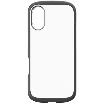 iPhone 17 [LIGHT SHIELD Solid] 超精密設計 衝撃吸収 ハイブリッドクリアケース クリア×ブラック Simplism