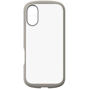 iPhone 17 [LIGHT SHIELD Solid] 超精密設計 衝撃吸収 ハイブリッドクリアケース クリア×グレージュ Simplism