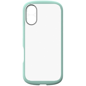 iPhone 17 [LIGHT SHIELD Solid] 超精密設計 衝撃吸収 ハイブリッドクリアケース クリア×ミントグリーン Simplism