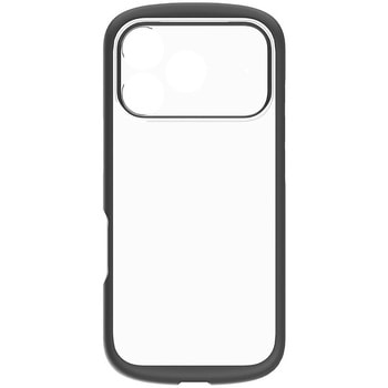 iPhone 17 Pro [LIGHT SHIELD Solid] 超精密設計 衝撃吸収 ハイブリッドクリアケース クリア×ブラック Simplism