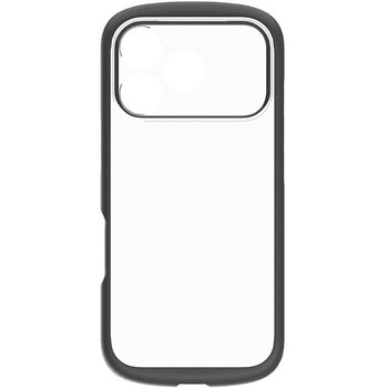 iPhone 17 Pro Max [LIGHT SHIELD Solid] 超精密設計 衝撃吸収 ハイブリッドクリアケース クリア×ブラック Simplism