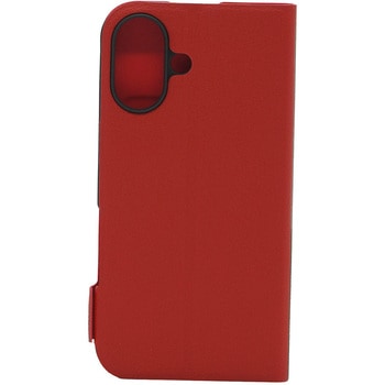 iPhone 17 [Smart FlipNote] 薄型スマートフリップノートケース レッド Simplism