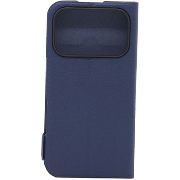 iPhone 17 Pro [Smart FlipNote] 薄型スマートフリップノートケース ネイビー Simplism