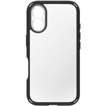 iPhone 17 [GRAV Solid UNLIMITED] 超精密設計 耐衝撃5M ハイブリッドケース マットクリア×ブラック Simplism