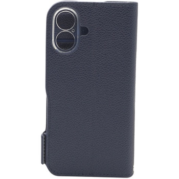 iPhone 17 [FlipNote] 耐衝撃フリップノートケース ネイビー Simplism