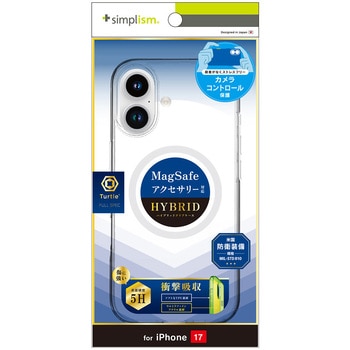 iPhone 17 [Turtle FULLSPEC] カメラコントロール&MagSafe対応ハイブリッドケース ホワイトリング Simplism