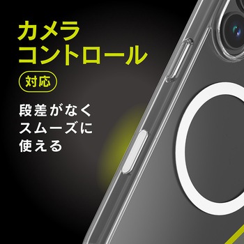 iPhone 17 [Turtle FULLSPEC] カメラコントロール&MagSafe対応ハイブリッドケース ホワイトリング Simplism