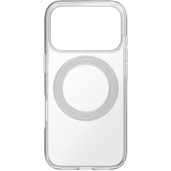 iPhone 17 Pro [Turtle MagStand] MagSafe対応 リングスタンド付きハイブリッドクリアケース シルバーリングスタンド Simplism