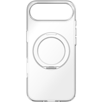iPhone Air [Turtle MagStand] MagSafe対応 リングスタンド付きハイブリッドクリアケース シルバーリングスタンド Simplism