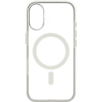 iPhone 17 [Lumino] MagSafe対応 背面クリアハードケース クリア×サンドベージュ Simplism