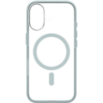 iPhone 17 [Lumino] MagSafe対応 背面クリアハードケース クリア×ブルー Simplism