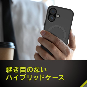 iPhone 17 [Lumino] MagSafe対応 背面クリアハードケース クリア×ブルー Simplism