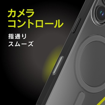 iPhone 17 [Lumino] MagSafe対応 背面クリアハードケース クリア×ブルー Simplism