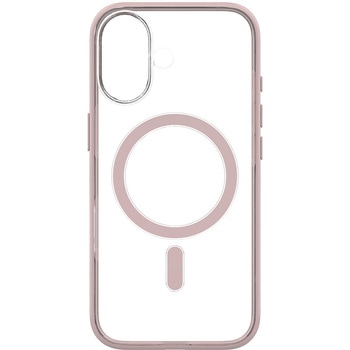 iPhone 17 [Lumino] MagSafe対応 背面クリアハードケース クリア×ピンク Simplism