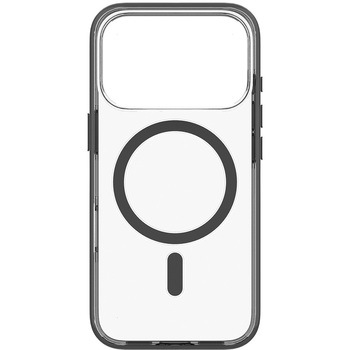 iPhone 17 Pro [Lumino] MagSafe対応 背面クリアハードケース クリア×ブラック Simplism