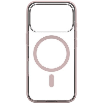 iPhone 17 Pro [Lumino] MagSafe対応 背面クリアハードケース クリア×ピンク Simplism