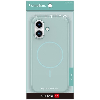 iPhone 17 [Lumino] MagSafe対応 ハードケース ブルー Simplism