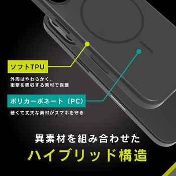 iPhone 17 [Lumino] MagSafe対応 ハードケース ピンク Simplism