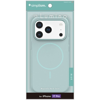 iPhone 17 Pro [Lumino] MagSafe対応 ハードケース ブルー Simplism