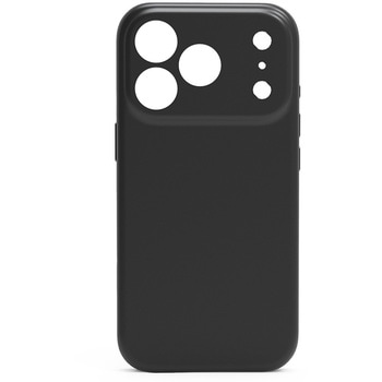 iPhone 17 Pro [NUNO] MagSafe対応 背面シリコンレザーケース ブラック Simplism