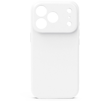 iPhone 17 Pro [NUNO] MagSafe対応 背面シリコンレザーケース ホワイト Simplism