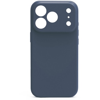 iPhone 17 Pro Max [NUNO] MagSafe対応 背面シリコンレザーケース ネイビー Simplism