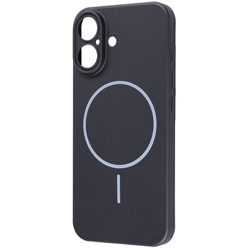 iPhone 17 ハードケース スリムフィット 0.6mm +マグネット充電対応 / ブラック レイ・アウト