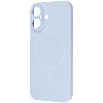 iPhone 17 ハードケース スリムフィット 0.6mm +マグネット充電対応 / クリアブルー レイ・アウト