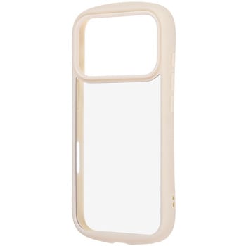 iPhone 17 Pro ハイブリッドタフケース Puffull +レンズガードリング / ミルクホワイト - レイ・アウト