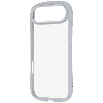 iPhone Air ハイブリッドタフケース Puffull +レンズガードリング / グレー レイ・アウト