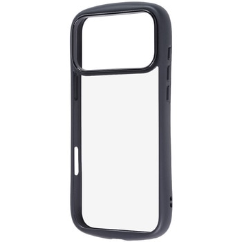 iPhone 17 Pro Max ハイブリッドタフケース Puffull +レンズガードリング / ブラック - レイ・アウト