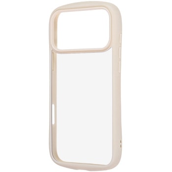 iPhone 17 Pro Max ハイブリッドタフケース Puffull +レンズガードリング / ミルクホワイト レイ・アウト