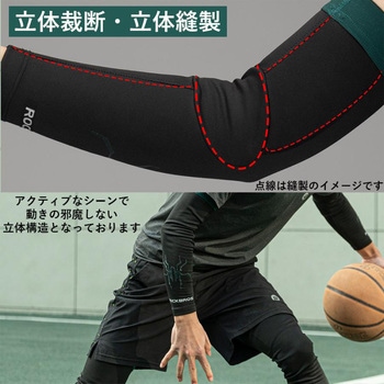 防寒アームカバー ブラックxグリーン/ブルーxブラック 1720006600 ROCKBROS(ロックブロス)