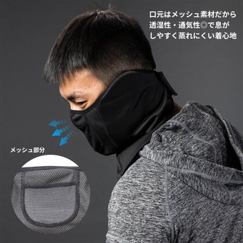 頭を通さず着用できるネックウォーマー LF7547 ROCKBROS(ロックブロス)