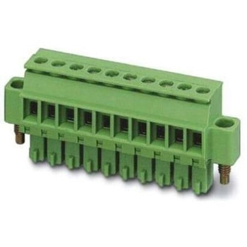クランプ金具 5/ 2-STF MCVR 1シリーズ 3.81mmピッチ 1列 2極 1袋 50個入 フエニックス・コンタクト