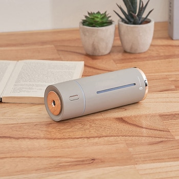 充電式スリム加湿器 リリーホワイト/モカ ライフオンプロダクツ