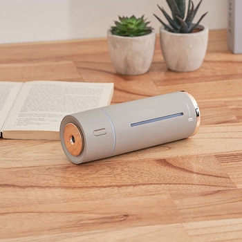 充電式スリム加湿器 リリーホワイト/モカ ライフオンプロダクツ