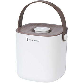 充電式ボックス型加湿器 -Premium WOOD- グレージュウッド/ホワイトウッド ライフオンプロダクツ