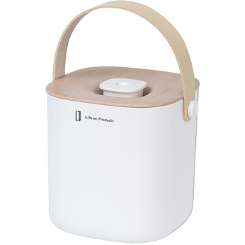 充電式ボックス型加湿器 -Premium WOOD- グレージュウッド/ホワイトウッド - ライフオンプロダクツ