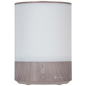 上部給水式 超音波加湿器 ライト付-Premium WOOD- グレージュウッド/ホワイトウッド ライフオンプロダクツ