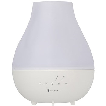 抗菌上部給水ハイブリッド式加湿器 LuLuPure hybrid モカ/ホワイト ライフオンプロダクツ