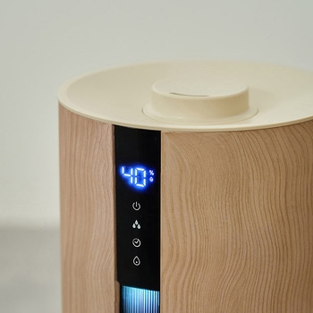 上部給水超音波式加湿器 -Premium WOOD- グレージュウッド/ホワイトウッド ライフオンプロダクツ