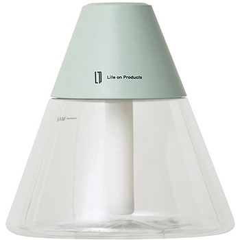 USB給電式 miniポップLEDライト加湿器 ミントグリーン/モカ ライフオンプロダクツ
