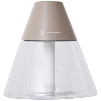 USB給電式 miniポップLEDライト加湿器 ミントグリーン/モカ ライフオンプロダクツ