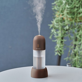 充電式3WAY ポータブル加湿器 スタンド付 モカ/ペールレッド/ホワイト ライフオンプロダクツ