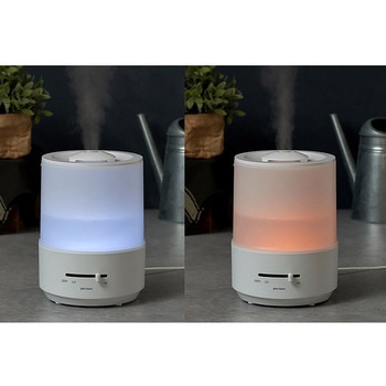 上部給水 超音波式アロマ加湿器 キャメル/ホワイト - ライフオンプロダクツ