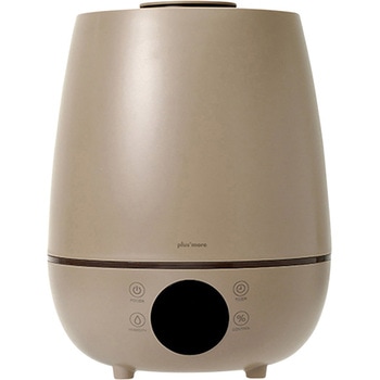 上部給水 超音波式 加湿器 湿度コントロール付 キャメル/ホワイト ライフオンプロダクツ
