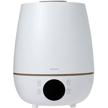 上部給水 超音波式 加湿器 湿度コントロール付 キャメル/ホワイト ライフオンプロダクツ